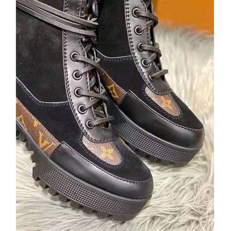 louis vuitton boots women|louis vuitton women's combat boots.